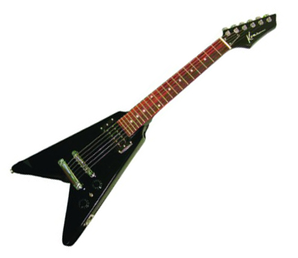 Kona Mini V-Shaped Child's Electric Guitar w/ Gig Bag