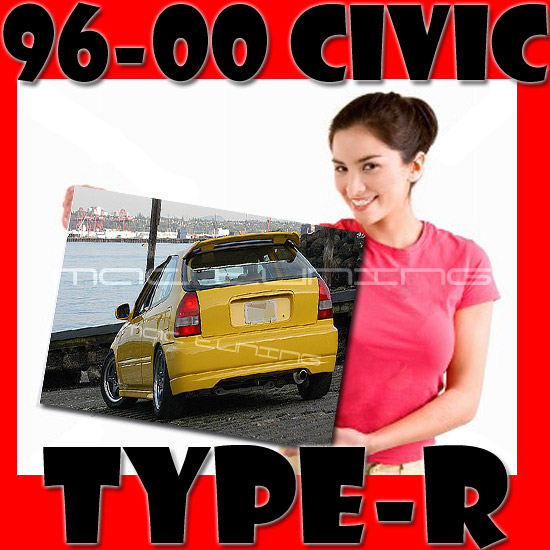 honda civic hatchback 98. 96 97 98 Honda Civic Hatchback TR Front Rear Bumper Lip | eBay