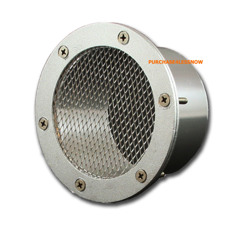 Air Duct Grille bumper Vent Inlet for Cold Air Intake Silver Color
