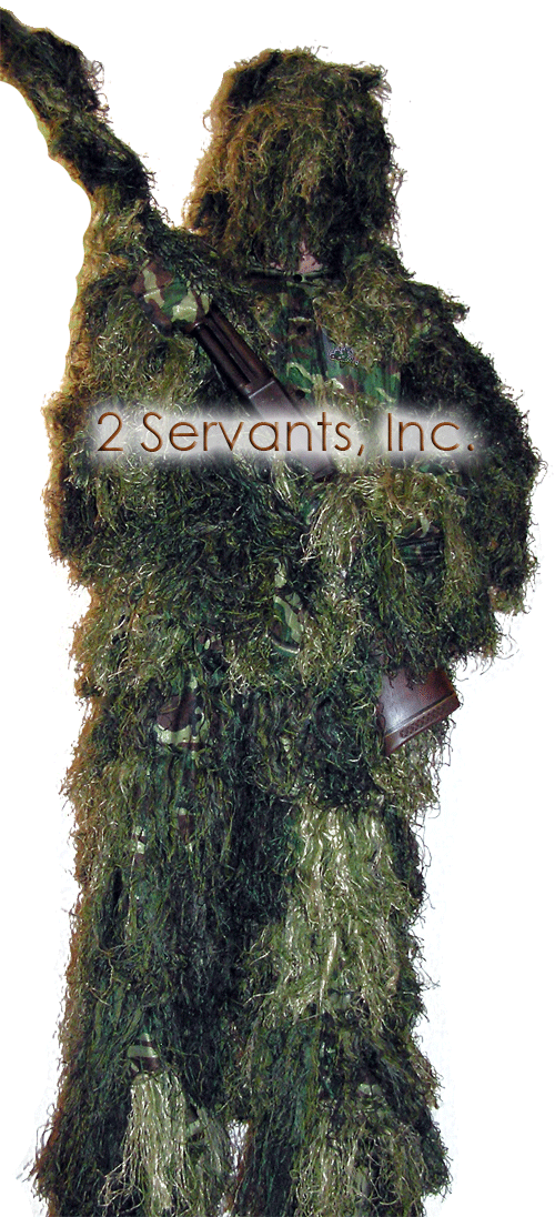 6-PIECE QUALITY WOODLAND TACTICAL MIL-SPEC GHILLIE SUIT