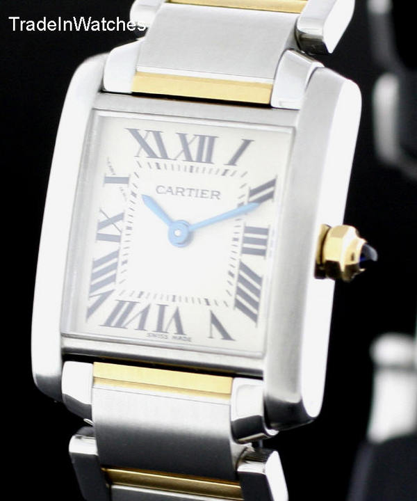 Cartier Tank Francaise Ladies 18k & SS Quartz Watch
