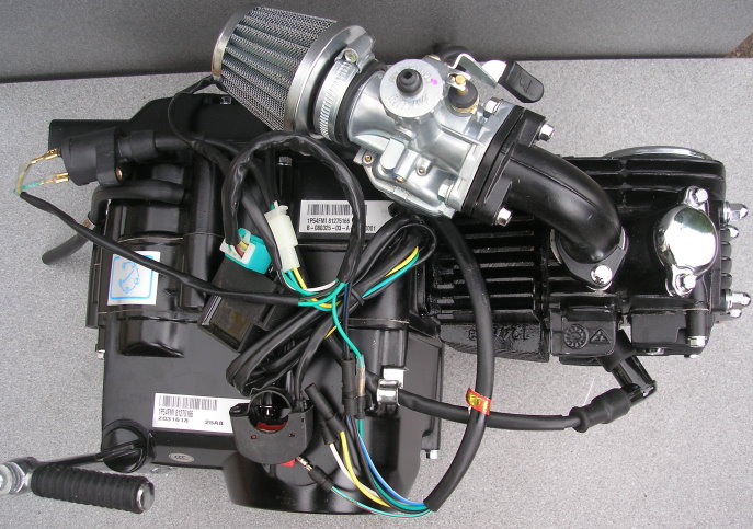 LIFAN 125cc 4 SPEED SEMI AUTO BIG VALVE PIT BIKE ENGINE | eBay