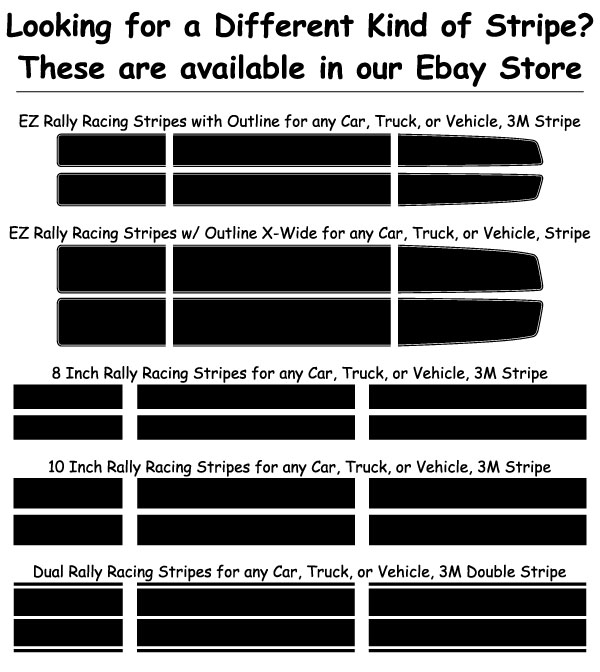 racing stripe decals