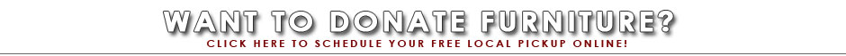 Furniture For A Cause Donation Banner