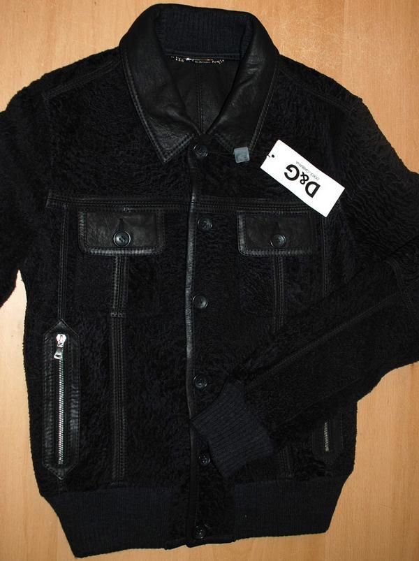AUTHENTIC DOLCE & GABBANA D&G $4450 FUR JACKET M