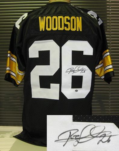 Rod Woodson Autographed Pittsburgh Steelers Jersey