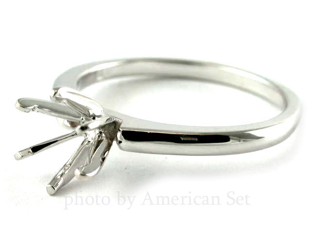 ... about 18K WHITE GOLD PLAIN DIAMOND ENGAGEMENT RING SOLITAIRE SETTING