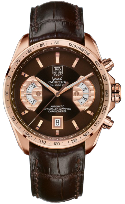 TAG Heuer Grand Carrera 18k Rose Gold CAV514C.FC8171