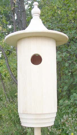 Coveside Garden Design Birdhouse Post Mount Natural   eBay