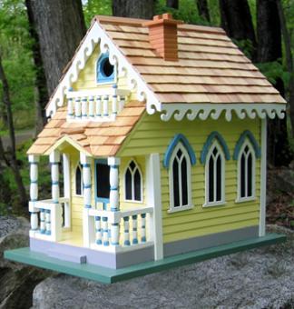Victorian Cottage Birdhouse by Home Bazaar
