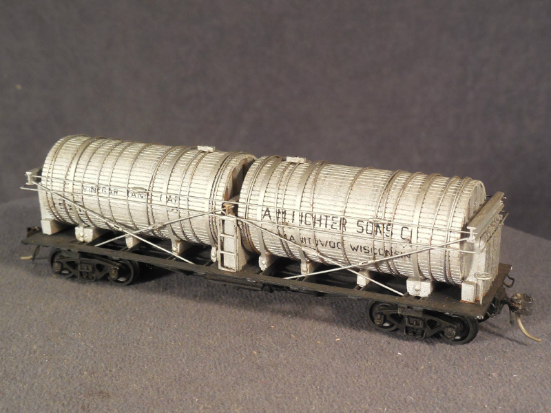 HO Wood Craftsman BUILT Northeastern Old Time Vinegar Tank Car RICHTER