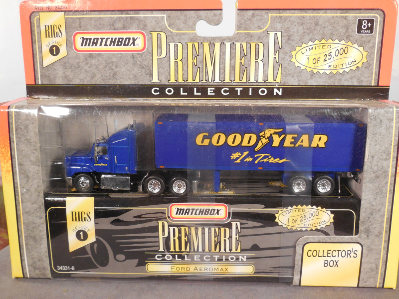 HO Scale Matchbox Rigs Series 1 FORD AEROMAX TRUCK w/ GOODYEAR TIRES