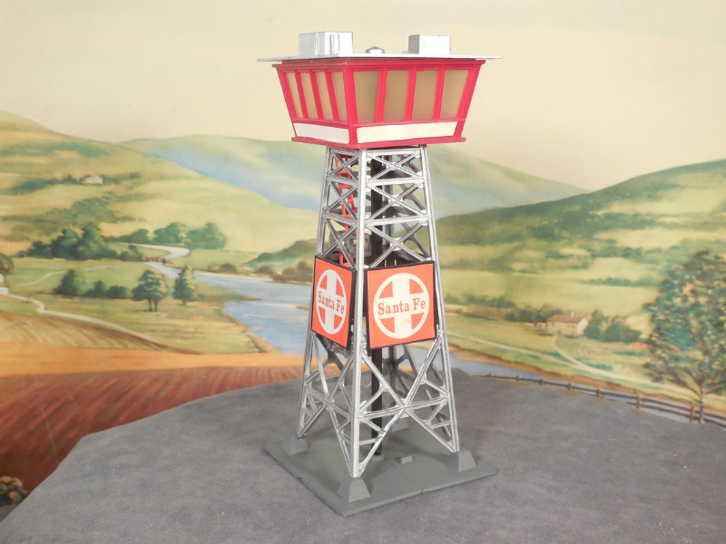 HO 187 BUILT Model Building RAILROAD YARD CONTROL TOWER Santa Fe