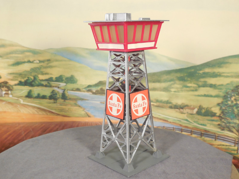 HO 187 BUILT Model Building RAILROAD YARD CONTROL TOWER Santa Fe LIGHTED eBay