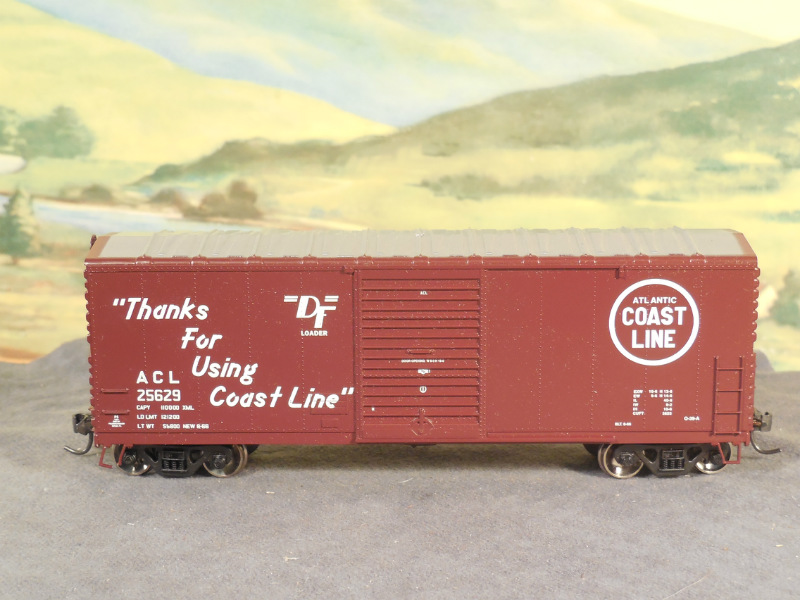 HO 187 Freight Car Athearn RTR 40' Steel Boxcar ATLANTIC COAST LINE