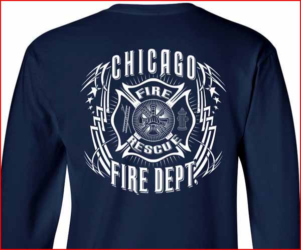 chicago fire department t shirt