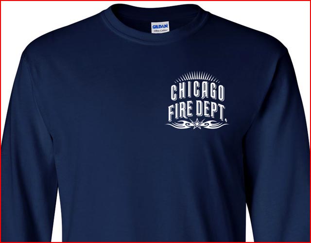 chicago fire department t shirt