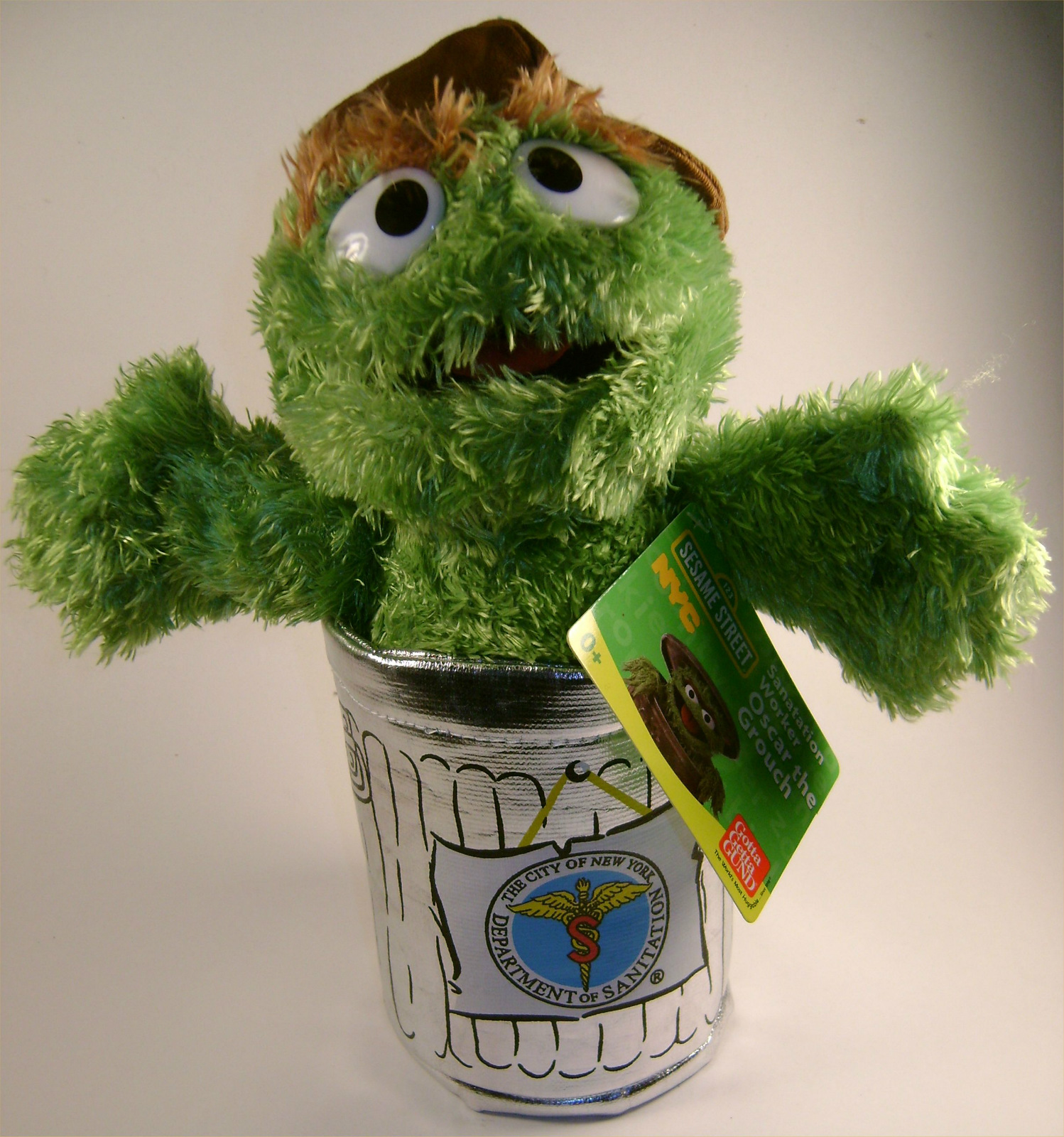 big oscar the grouch stuffed animal