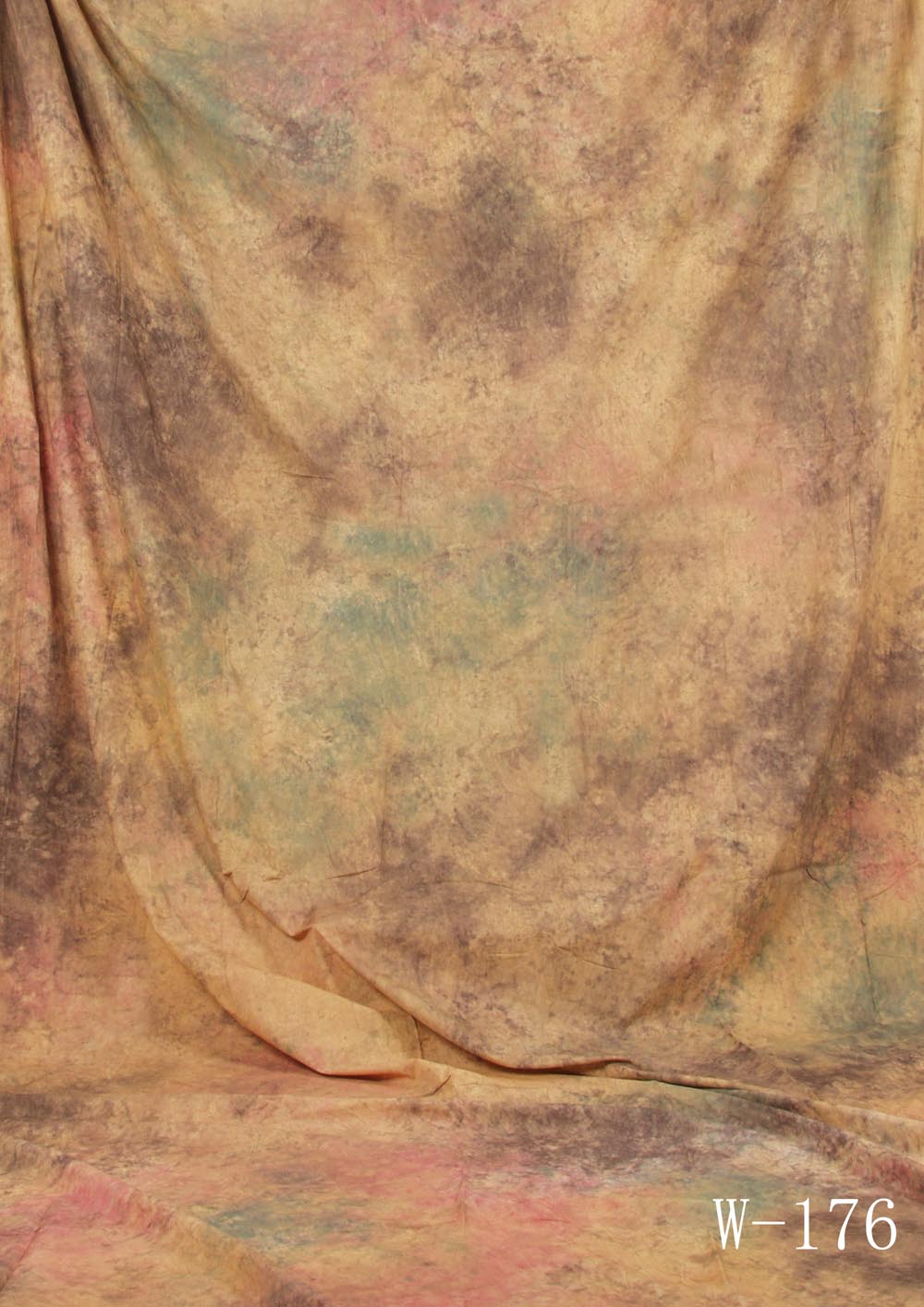 Fotostudio Hintergrund  strukturiert erdfarben Batik