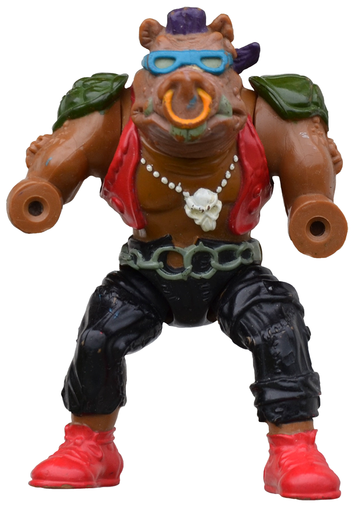 1998 Tmnt Powerhouse Punk Enforcer Bebop Action Figure 