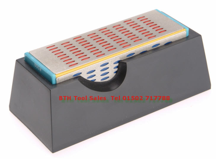 FAITHFULL 4 Sided Diamond Whetstone Sharpening Chisel/Blade Stone