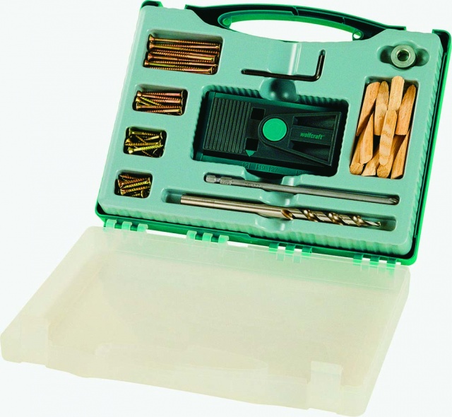 WOLFCRAFT Undercover Pocket Hole Jig Kit Set & Drill Bit, Screws, Collar, 4642 eBay