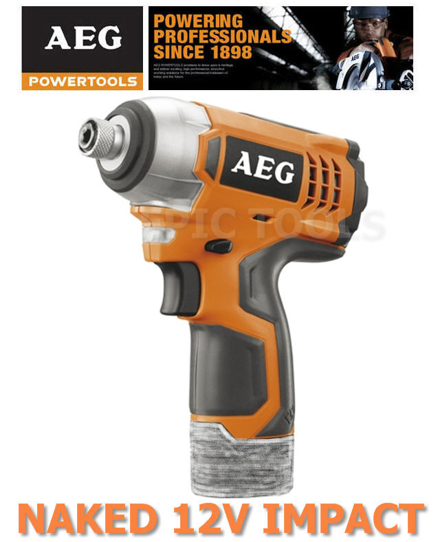 AEG 12v LiIon Cordless Impact Drill Driver Naked BS12C eBay