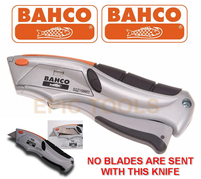 BAHCO PRO Squeeze Heavy Duty Trimming Utility Work Quick Change Knife