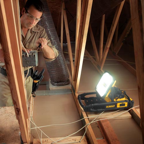 DEWALT DC022 18v Cordless Area Site Work Light /Charger eBay