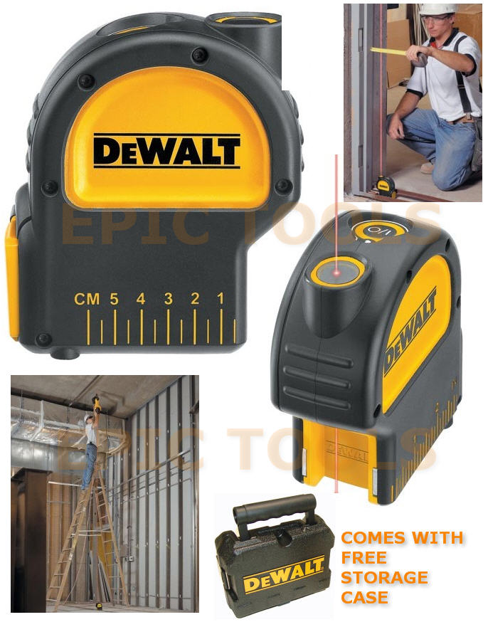 DeWALT DW082K Self Levelling/Level Vertical Plumb Bob Line Laser Level