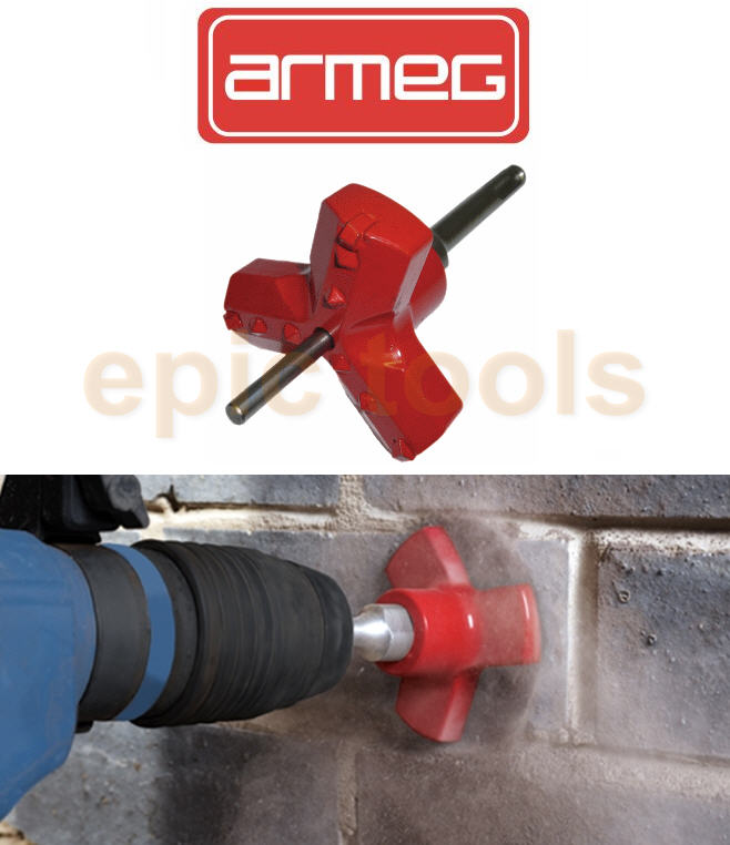 ARMEG EBS TriCut Round Cutter SDS+ Drill, Electrical Socket Box In