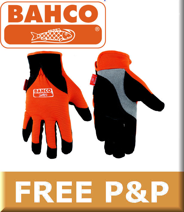 Bahco Mens Gardening/Landscapers Suede/Leather Palm Work Gloves L/XL