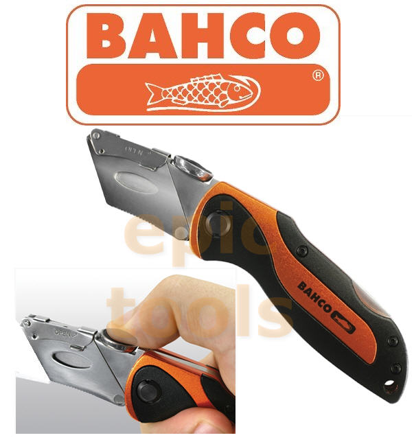 BAHCO KBSU01 BETTER Heavy Duty Folding Lockable Utility Work Knife, NO