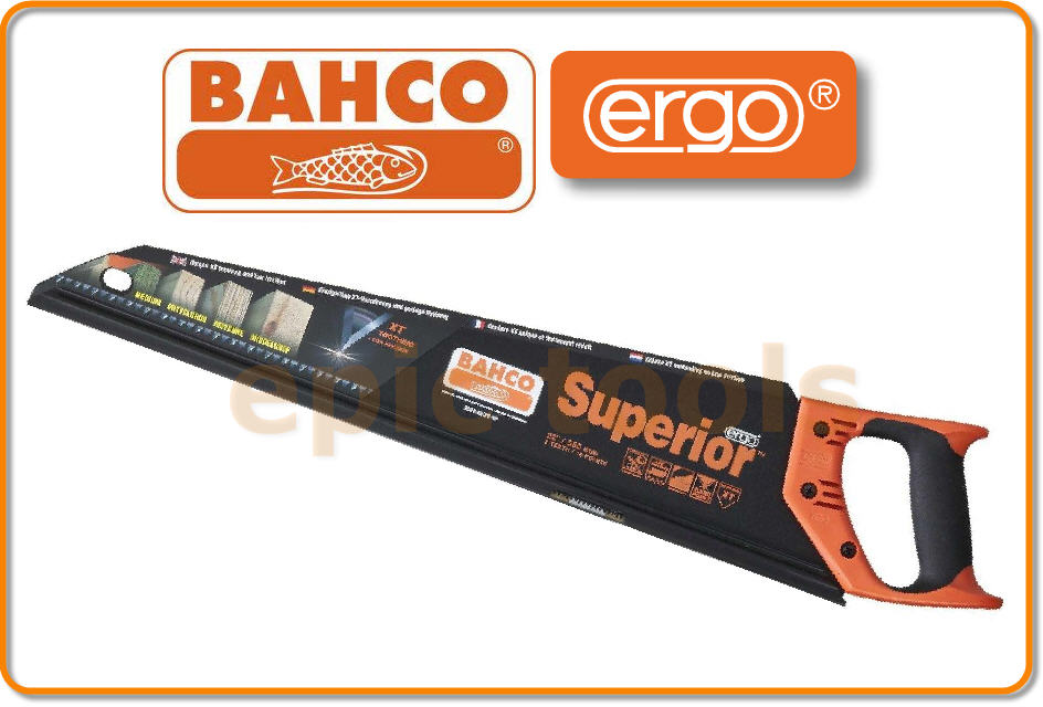 BAHCO 260022XTHP ERGO Superior 9TPI 22"/550mm Medium Cut Wood