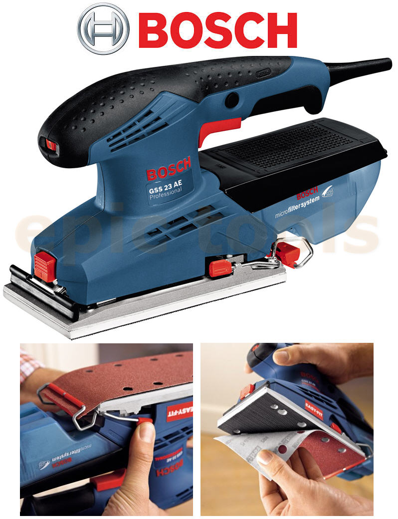 BOSCH Professional GSS 23AE 190W 1/3 Sheet Orbital Detail Palm Sander