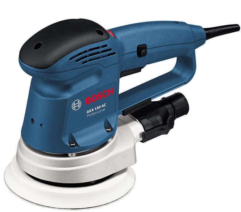NEW Bosch 110v 150mm 6" Electric 340w Random Orbital Sander Hook & Loop
