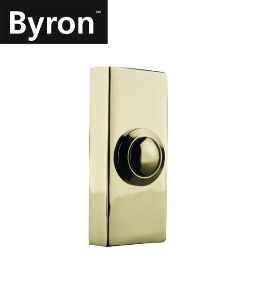 NEW Byron Wired Push Button Front/Back Door Bell BRASS FINISH BYR2204 eBay