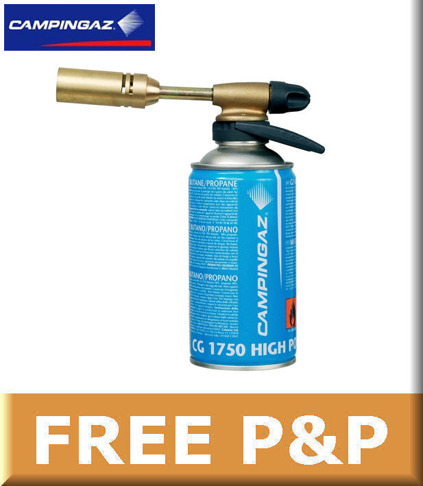 CampinGaz Gas Flame Burner/Blow Torch & 170g Butane/Propane Mix Bottle