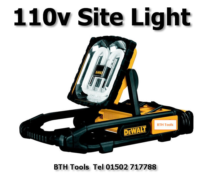 DeWALT 110V Cordless/Corded Site Light & Charger DC022 eBay