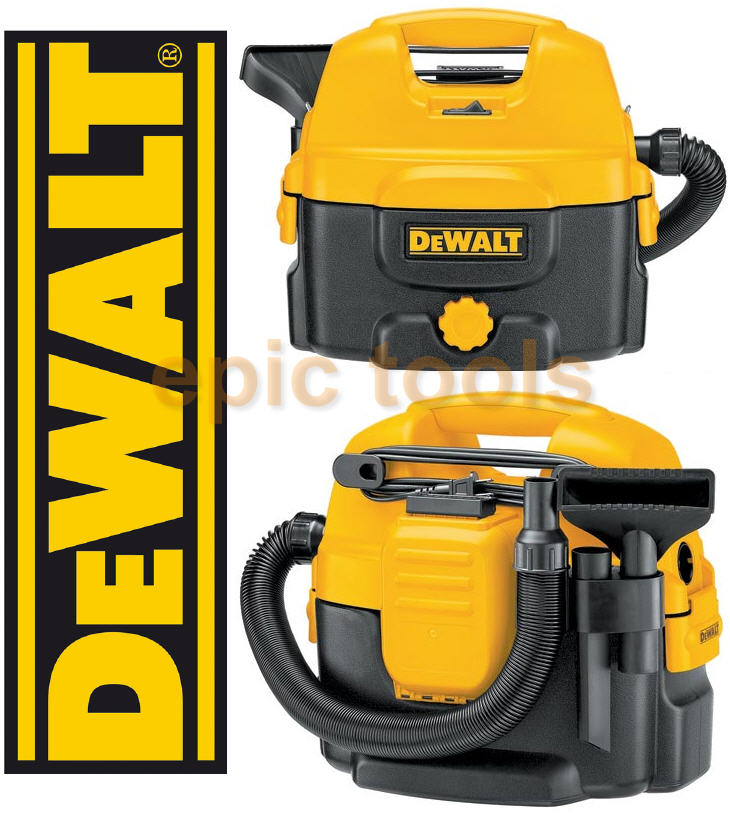 DEWALT DC500 Corded & 18v Cordless/Battery Wet & Dry Hoover Vacuum
