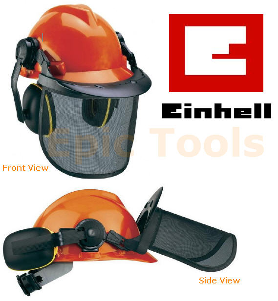 NEW EINHELL Forestry Chainsaw/Strimmer Safety Helmet,Face Visor & Ear
