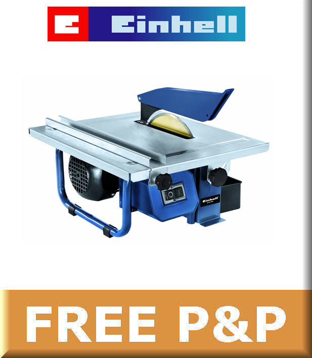 Einhell Electric 600watt Wet/Dry Diamond Tile Cutter/Saw + Blade, 240v