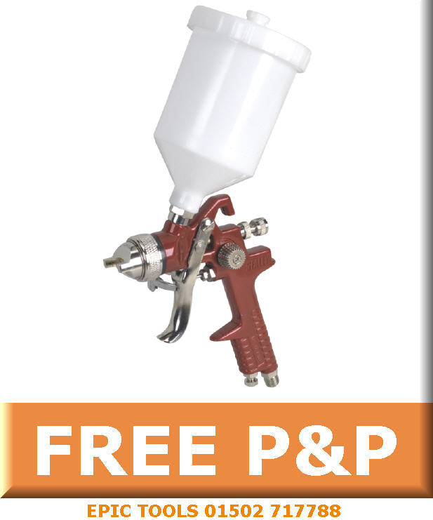 Hvlp Gravity Feed Spray Gun. Sealey HVLP 741 Gravity Feed