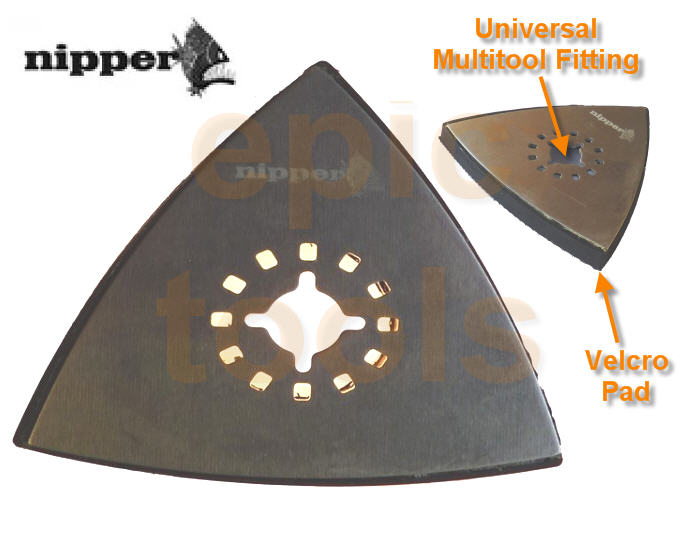 NIPPER Multitool Sander/Sanding Velcro Head Pad Fit Bosch,Fein,Einhell