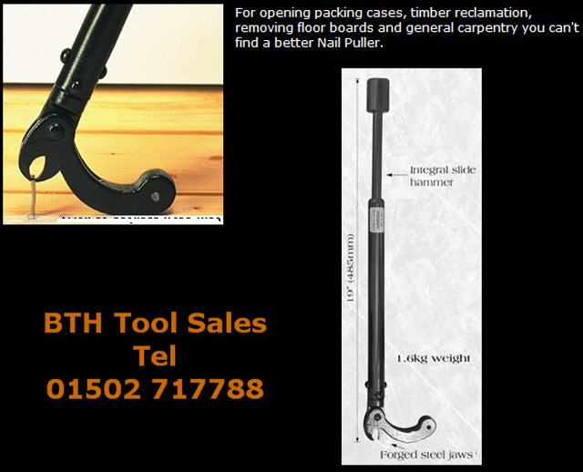 PRIORY UK Nail Embedded Puller Remover Lifter For Wood/Wooden Floor