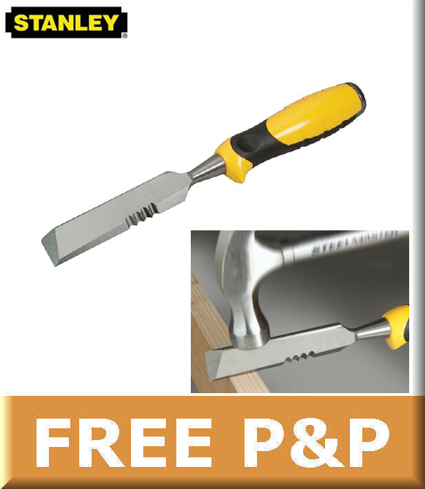 NEW Stanley FatMax 25mm 1" Wood Wrecking Chisel Scraper Splitter Knife
