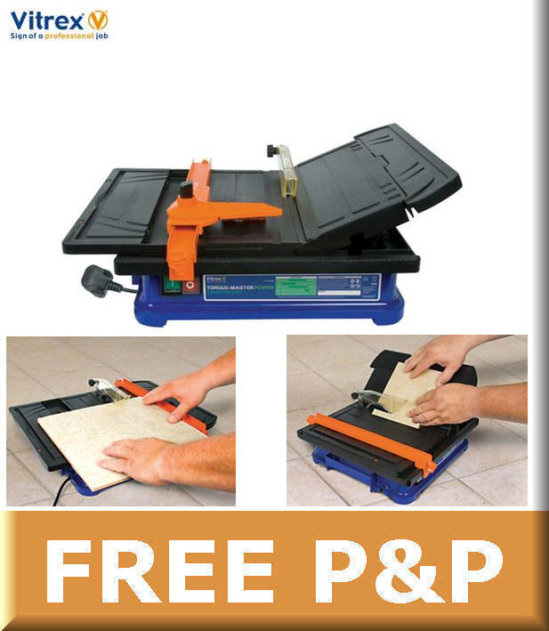 VITREX TorqueMaster Diamond Wet Floor/Wall Tile Bench Saw Cutter