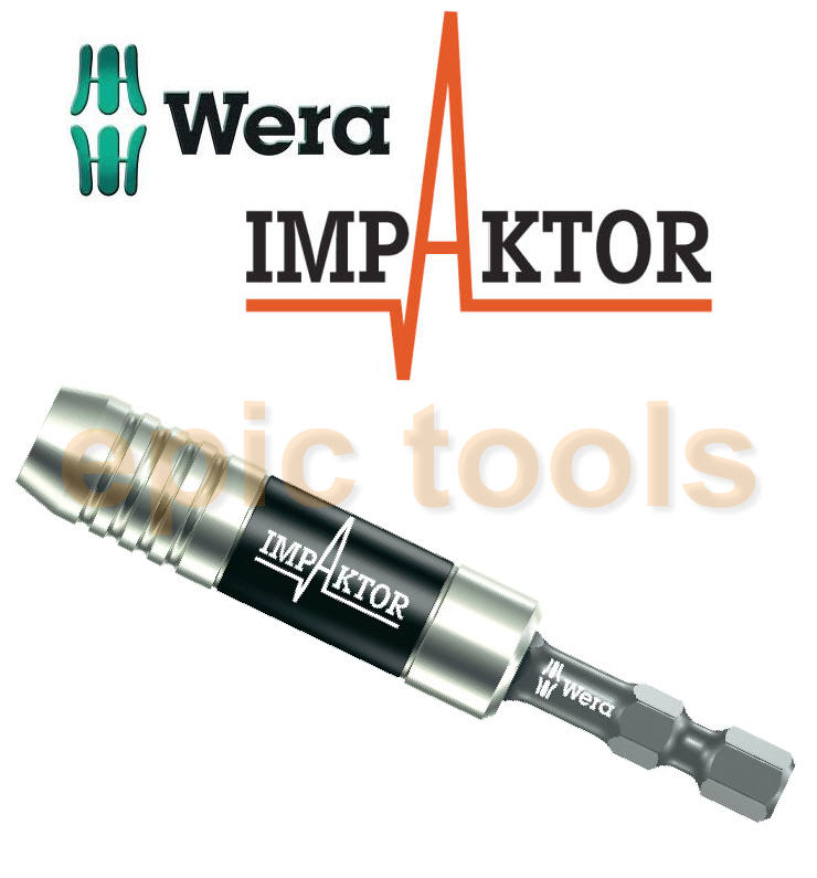 WERA Stainless IMPAKTOR TRITorsion Impact Driver Bit Holder