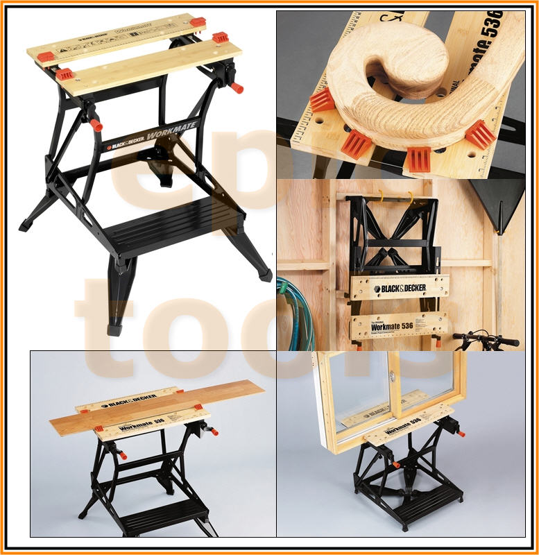 BLACK & DECKER WM536 Dual Height WorkMate Work Bench Clamp With Legs eBay