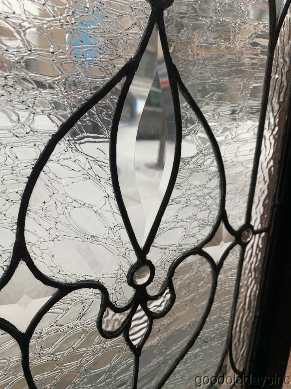 Large Stained Glass & Leaded Glass Door From Chicago 62 ...